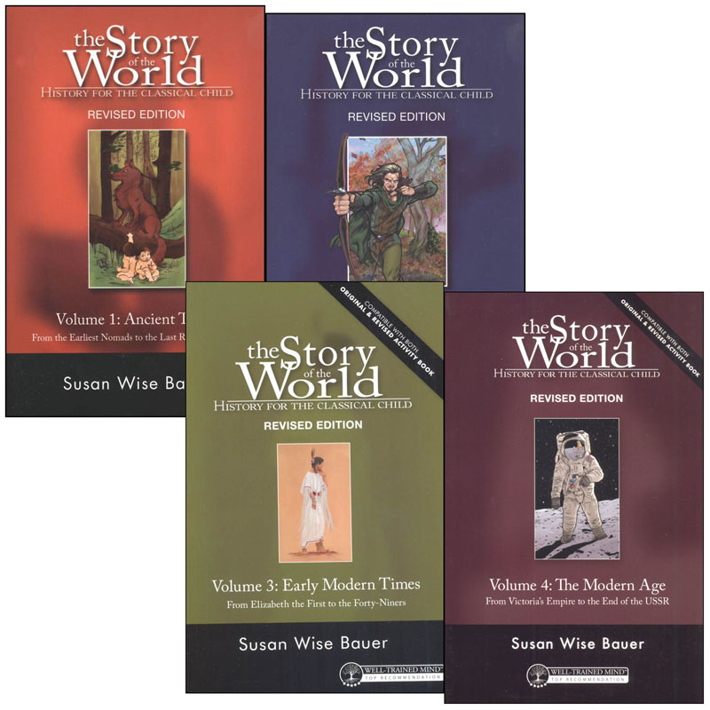 Story of the World Volume 1-4 Set (softcover)