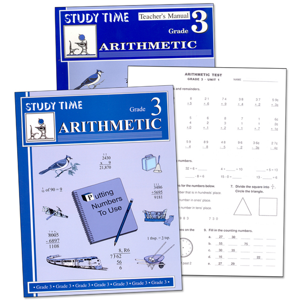 Study Time Arithmetic Set - Grade 3