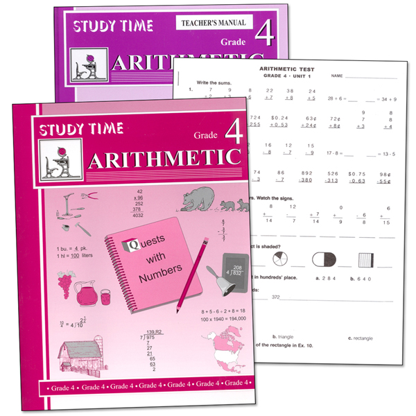 Study Time Arithmetic Set - Grade 4