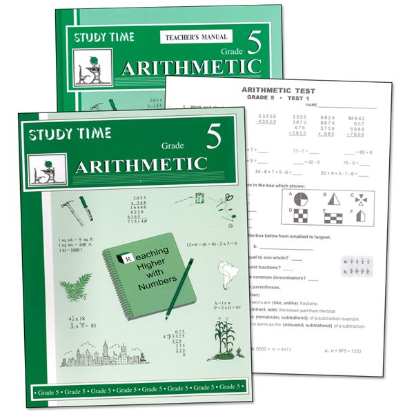 Study Time Arithmetic Set - Grade 5