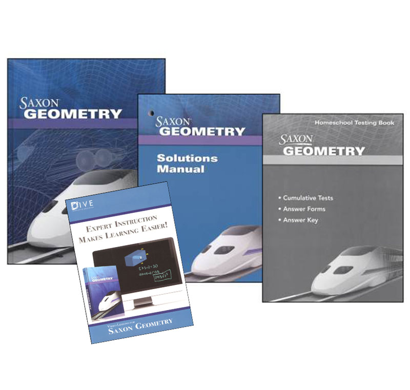 Saxon Geometry + DIVE CD-ROMs