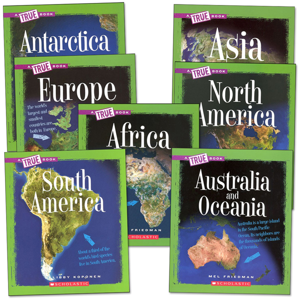 True Books: Continents Package