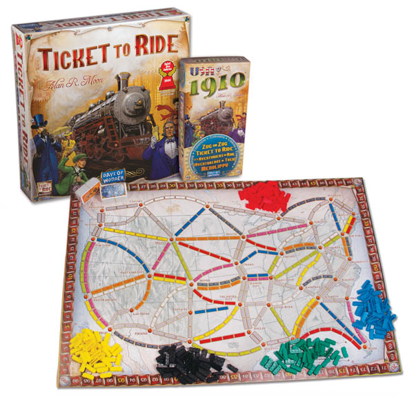 Ticket to Ride USA 1910 Expansion New Days of Wonder 