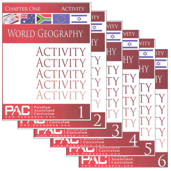 World Geography Activities Package (Chapters 1-6)