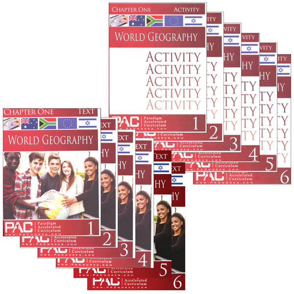 World Geography Text & Activities Package (Chapters 1-6)