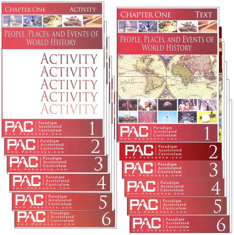 World History Text & Activities Package (Chapters 1-6)