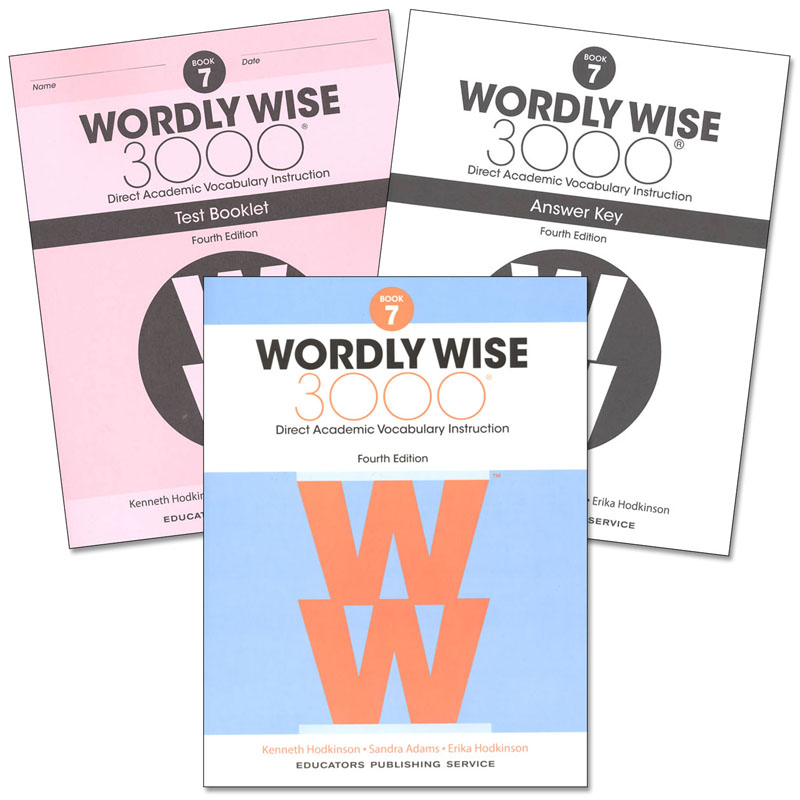Wordly Wise 3000 4th Edition Book 7 Set