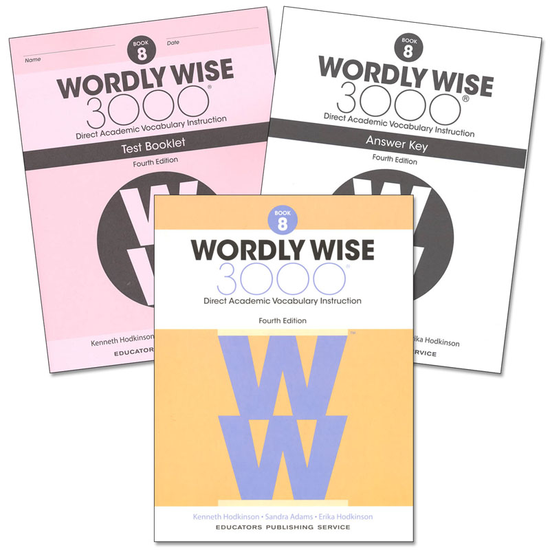 Wordly Wise 3000 4th Edition Book 8 Set