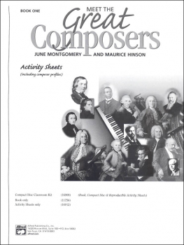 Meet the Great Composers Activity Sheets, Book 1