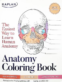 Download Kaplan Anatomy Coloring Book Seventh Edition | Kaplan | 9781506250274