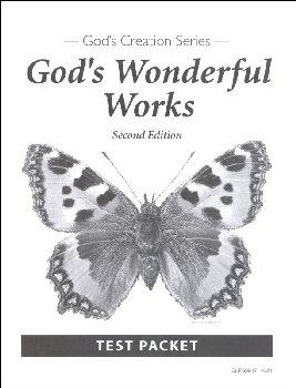 God's Wonderful Works Test Packet 2nd Edition