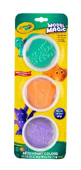 Crayola Model Magic Resealable Tubs - Secondary Colors