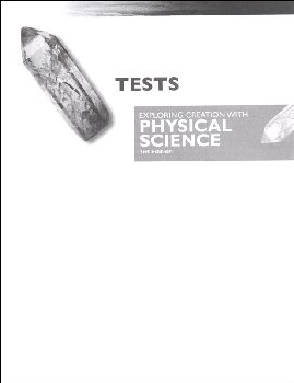 Exploring Creation With Physical Science Perforated Test Booklet Apologia 9781932012798