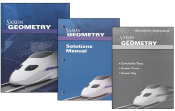 Saxon Geometry Homeschool Kit w/ Solutn Manl