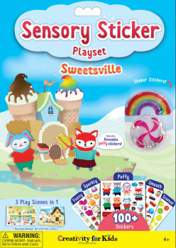 Sensory Sticker Playset - Sweetsville
