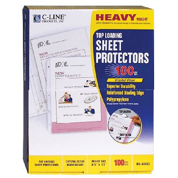 Heavyweight Clear Sheet Protectors (100/box)