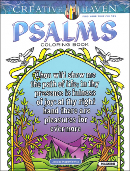Psalms Coloring Book (Creative Haven)