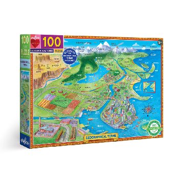 Geographical Terms Puzzle (100 pieces)