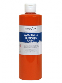 Orange Washable Tempera Paint