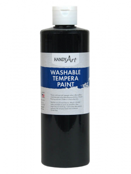 Black Washable Tempera Paint