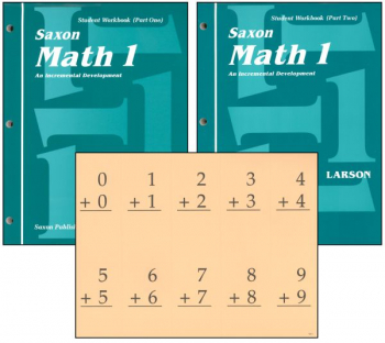 Saxon Math 1 Student Workbooks / Fact Cards