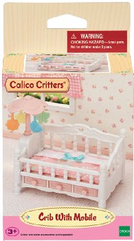 Crib with Mobile (Calico Critters)