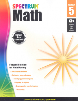 Spectrum Math 2015 Grade 5
