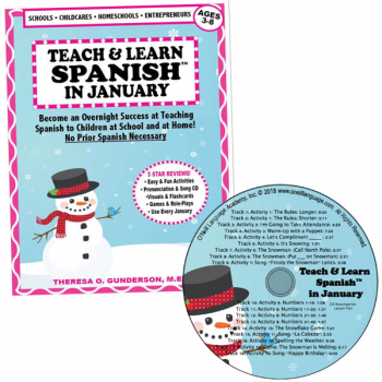 Teach & Learn Spanish in January (Book & CD)