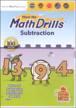 Meet the Math Drills DVD - Subtraction