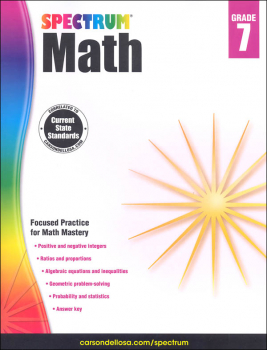 Spectrum Math 2015 Grade 7
