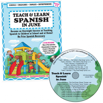 Teach & Learn Spanish in June (Book & CD)