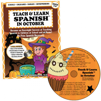 Teach & Learn Spanish in October (Book & CD)