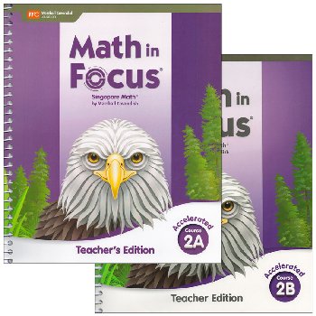 Math in Focus 2020 Teacher Edition Set Accelerated