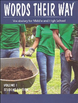 Words Their Way: Vocabulary for Middle & High School 2014 Student Edition Volume I