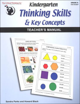 Kindergarten Thinking Skills & Key Concepts Teacher's Manual