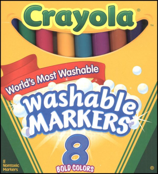 Crayola Washable Markers Bold (Set of 8)