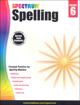 Spectrum Spelling 2015 Grade 6