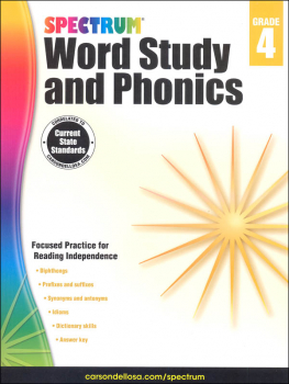 Spectrum Word Study and Phonics 2015 Grade 4