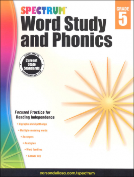 Spectrum Word Study and Phonics 2015 Grade 5