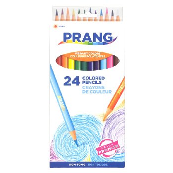 Prang Thick Core Color Pencil Set of 24 (3.3 mm)
