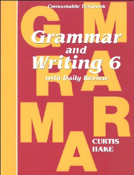 Grammar and Writing 6 Student Softcover Consumable Textbook