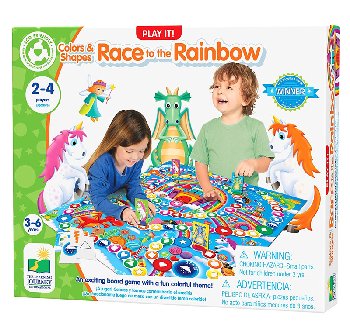 Play It! Colors & Shapes Race to the Rainbow Game