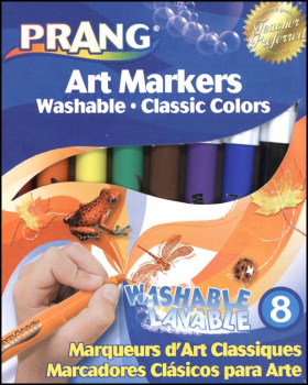 Prang Art Markers Washable Set 8 Color