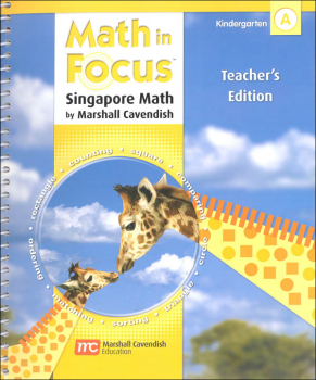 Math in Focus Grade K Teachers Edition Book A 1st Semester