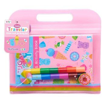 Mini Traveler Coloring and Activity Kit - Sugar Joy