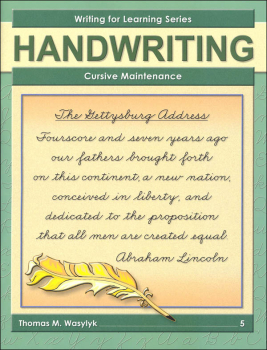 Cursive Maintenance Grade 5 (WFL Series)