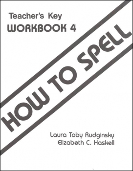 How to Spell 4 Teacher Key