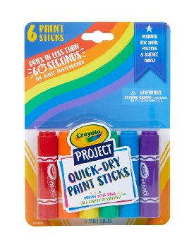 Crayola Project: Quick Dry Paint Sticks