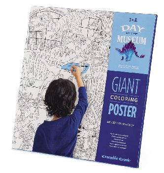 Giant Coloring Poster - Day at the Museum