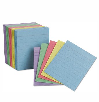 Oxford Mini Ruled Index Cards 3" x 2-1/2" (200 cards)